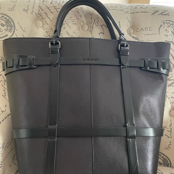 Bcbg MaxAzria leather structured shopper bag tote - Picture 4 of 13